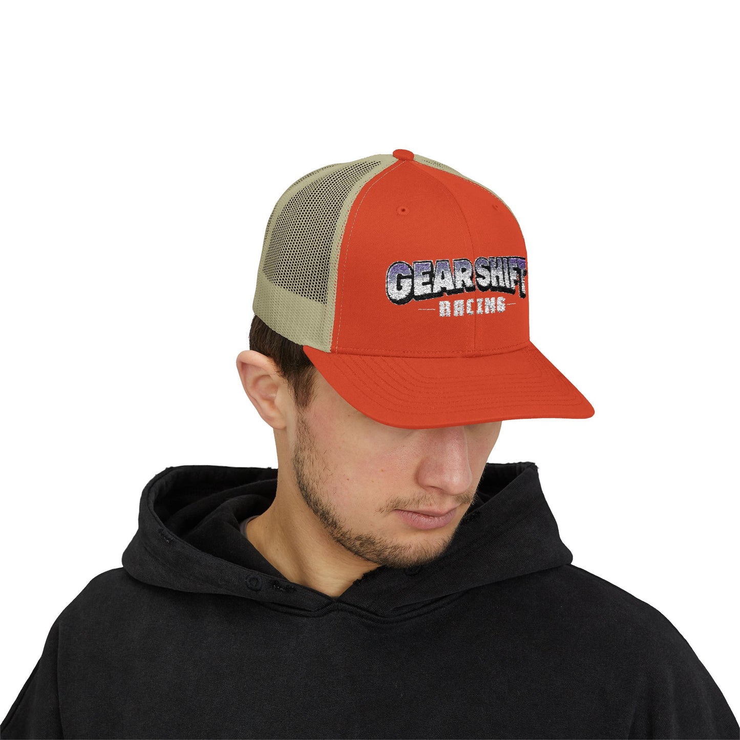 Gearshift Racing Snapback Trucker Cap - Perfect for Racing Enthusiasts