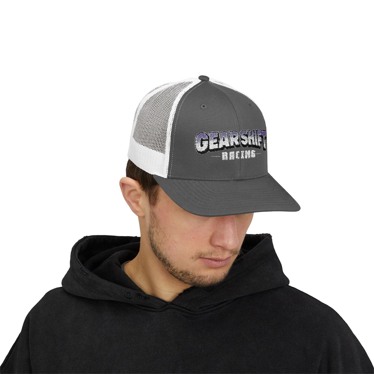 Gearshift Racing Snapback Trucker Cap - Perfect for Racing Enthusiasts