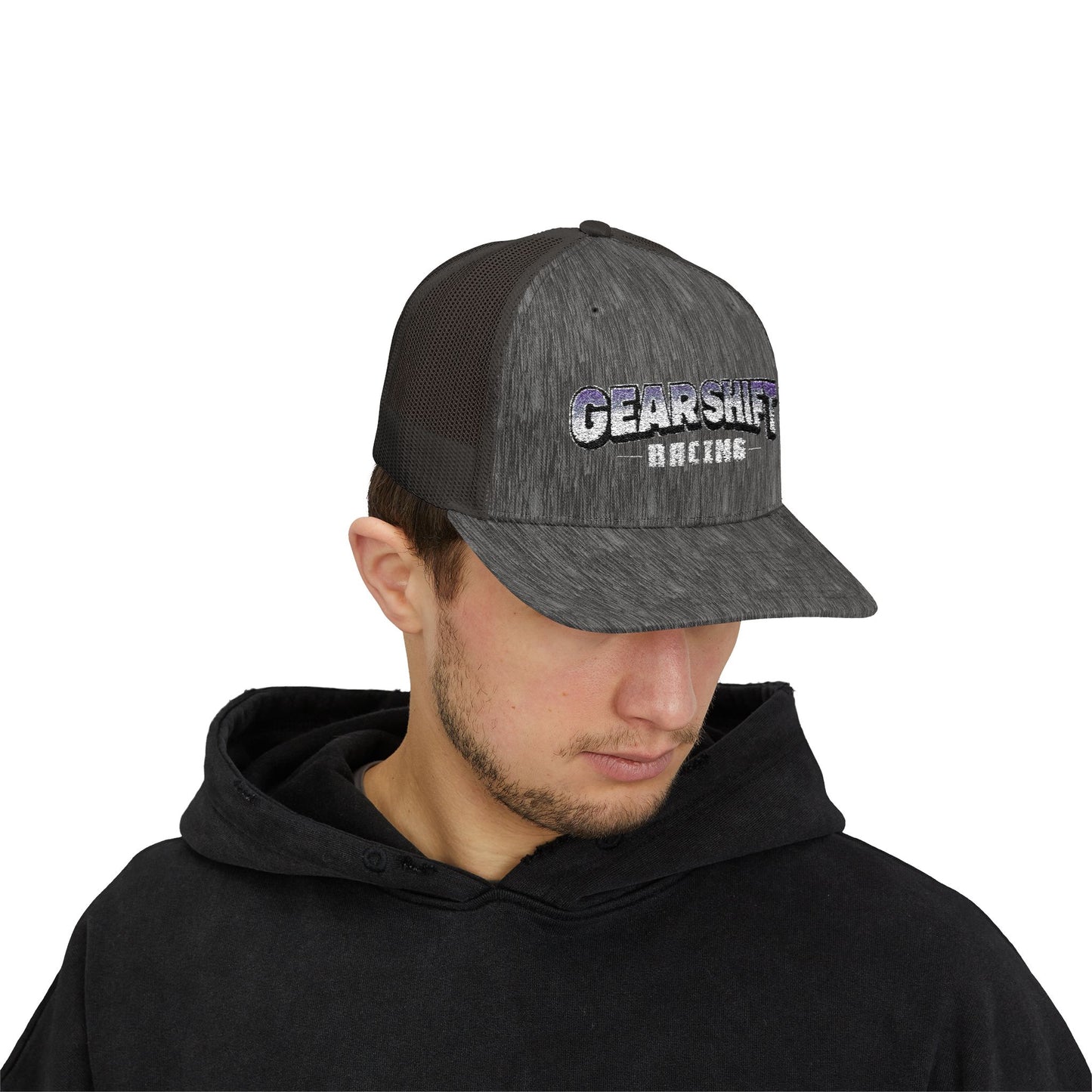 Gearshift Racing Snapback Trucker Cap - Perfect for Racing Enthusiasts