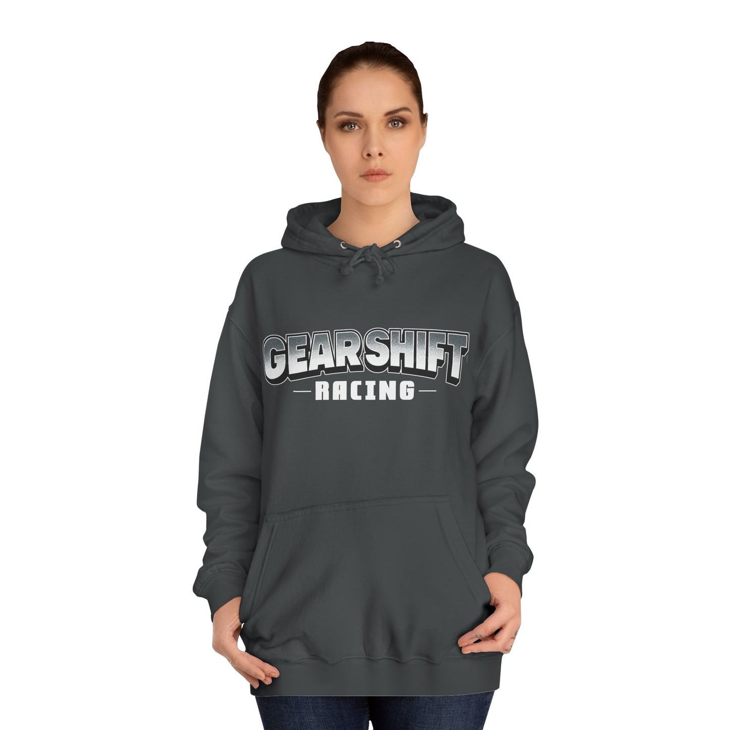 Gear Shift Racing Unisex College Hoodie - Perfect for Motorsports Enthusiasts & Events