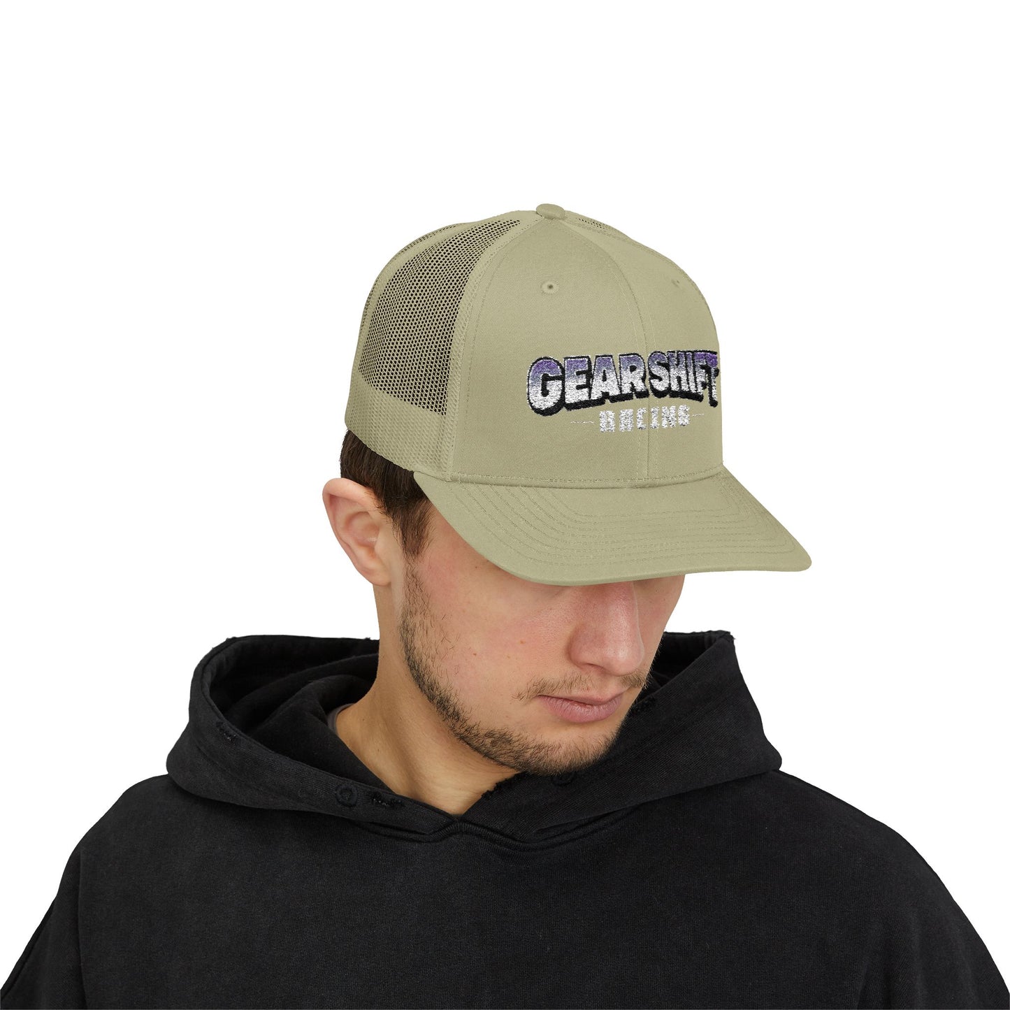 Gearshift Racing Snapback Trucker Cap - Perfect for Racing Enthusiasts