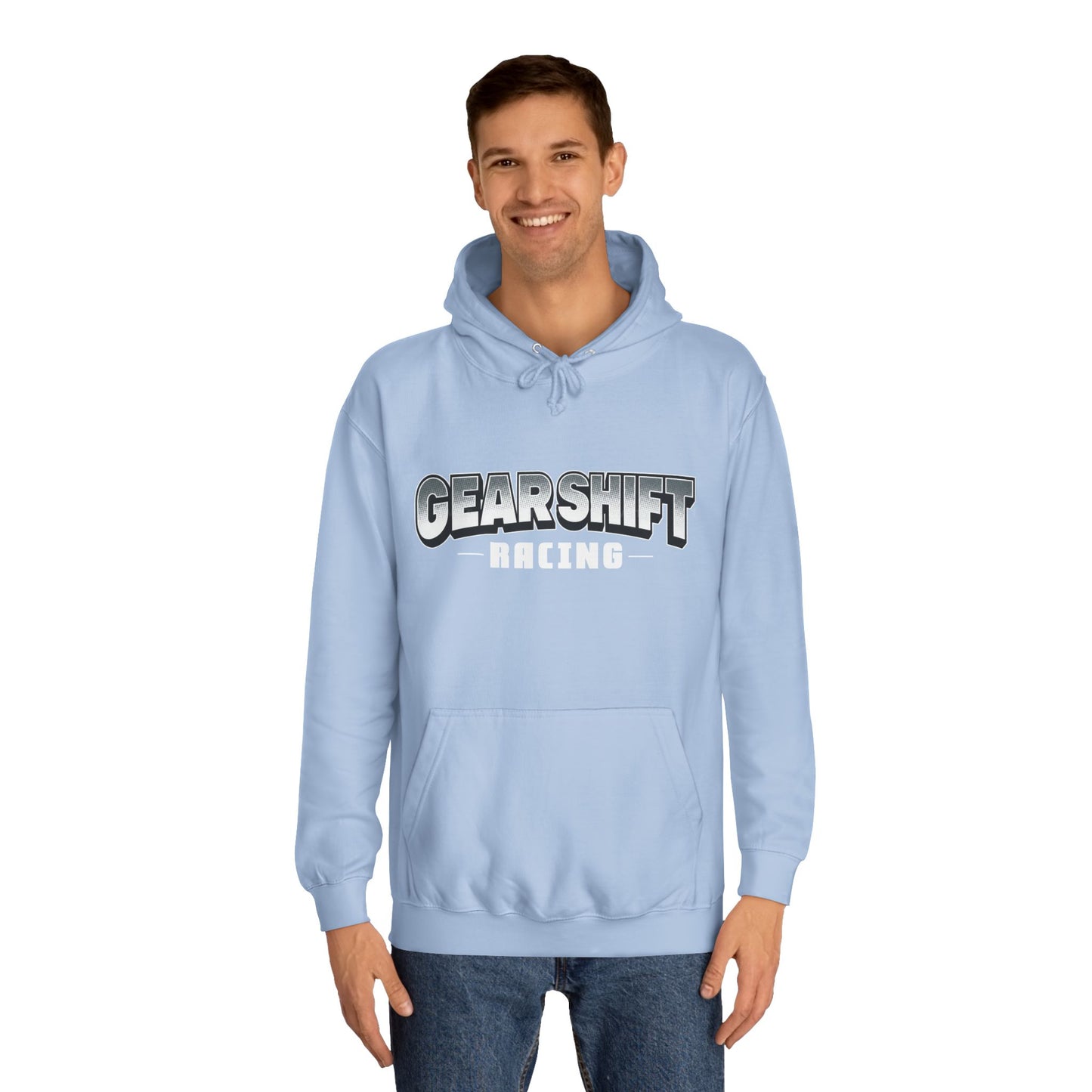 Gear Shift Racing Unisex College Hoodie - Perfect for Motorsports Enthusiasts & Events