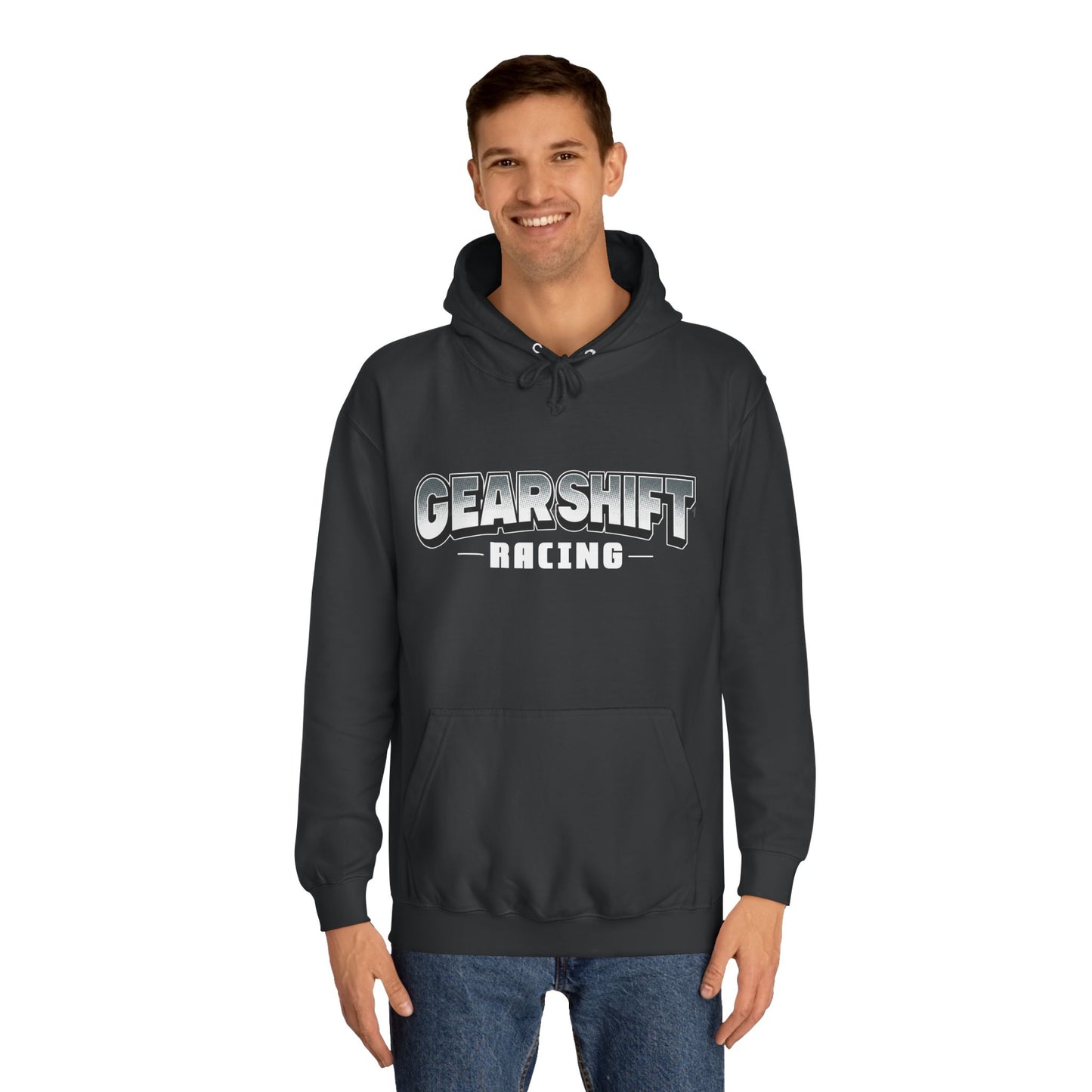 Gear Shift Racing Unisex College Hoodie - Perfect for Motorsports Enthusiasts & Events