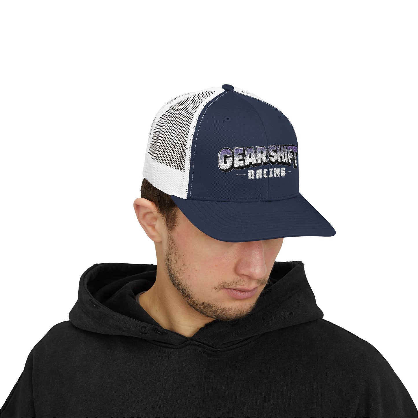 Gearshift Racing Snapback Trucker Cap - Perfect for Racing Enthusiasts