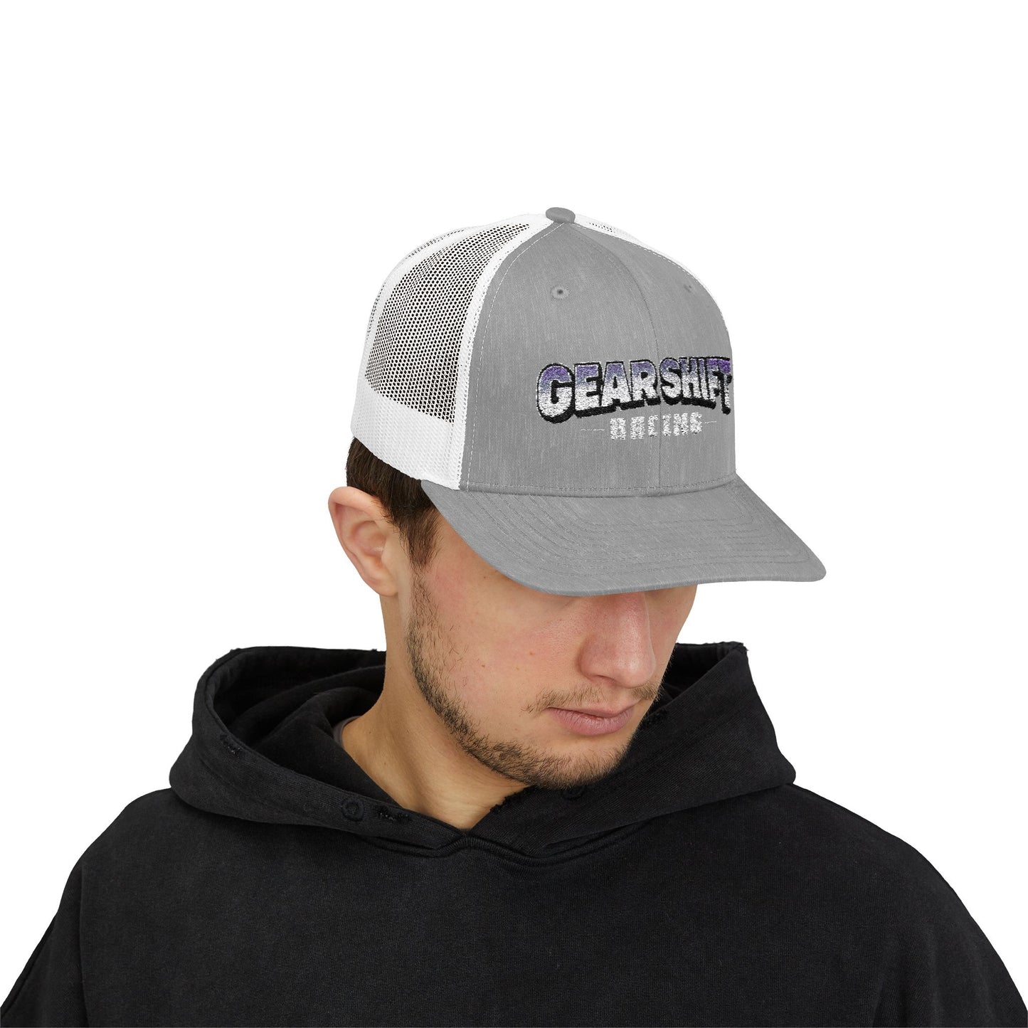 Gearshift Racing Snapback Trucker Cap - Perfect for Racing Enthusiasts