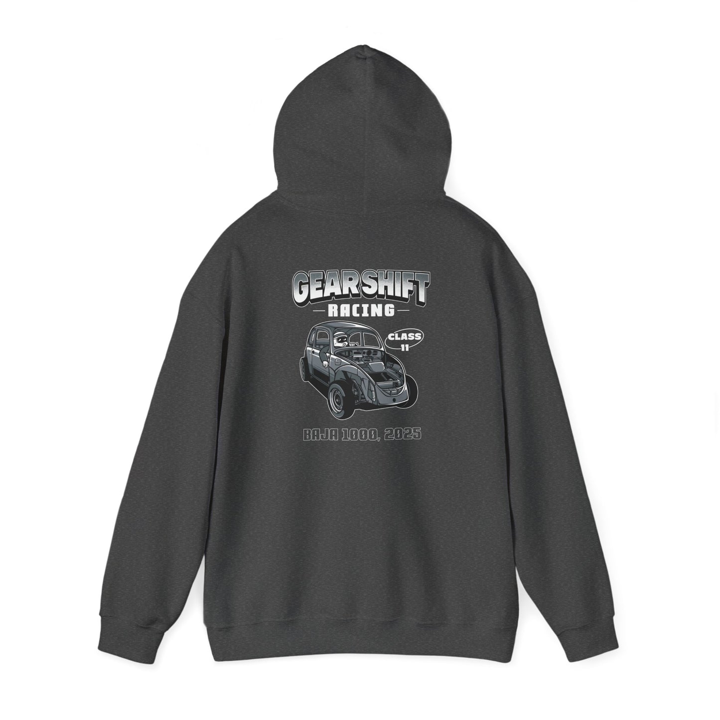 Gearshift Graphic Unisex Heavy Blend Hoodie | Car Enthusiast Sweatshirt