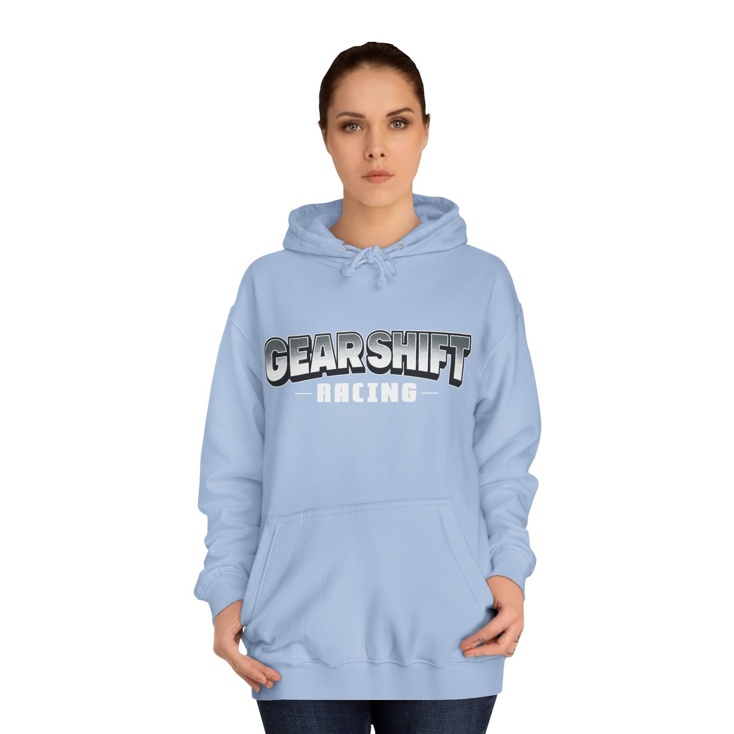 Gear Shift Racing Unisex College Hoodie - Perfect for Motorsports Enthusiasts & Events