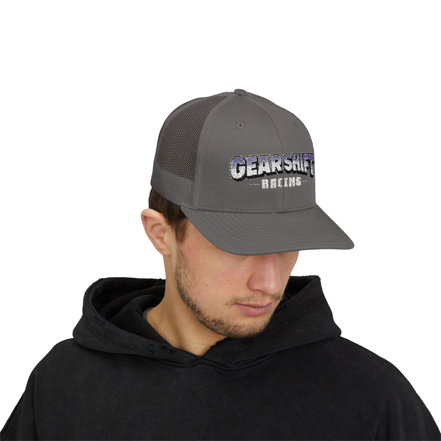 Gearshift Racing Snapback Trucker Cap - Perfect for Racing Enthusiasts