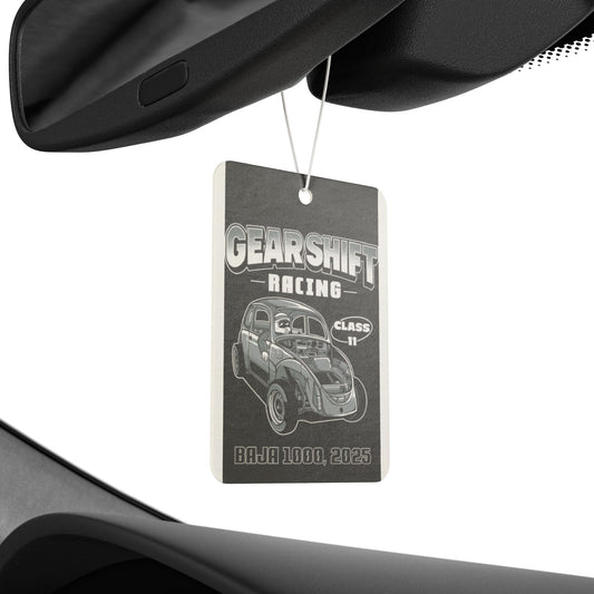 Gearshift Racing Car Air Freshener - Baja 1000, Vintage Auto Décor