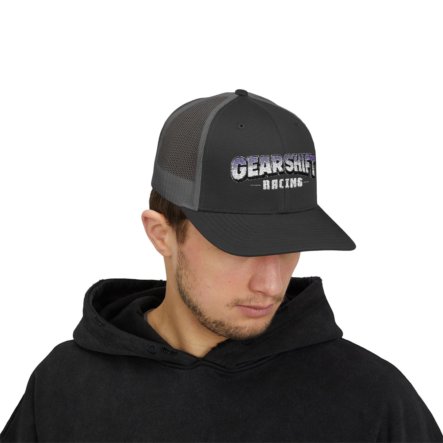 Gearshift Racing Snapback Trucker Cap - Perfect for Racing Enthusiasts