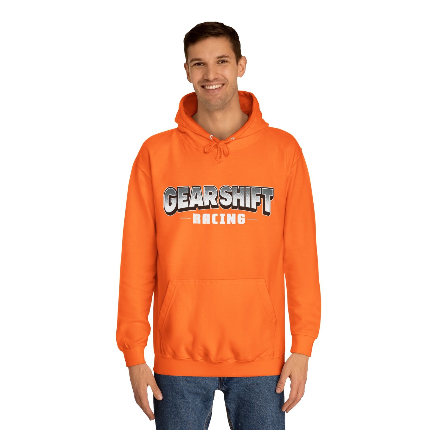 Gear Shift Racing Unisex College Hoodie - Perfect for Motorsports Enthusiasts & Events