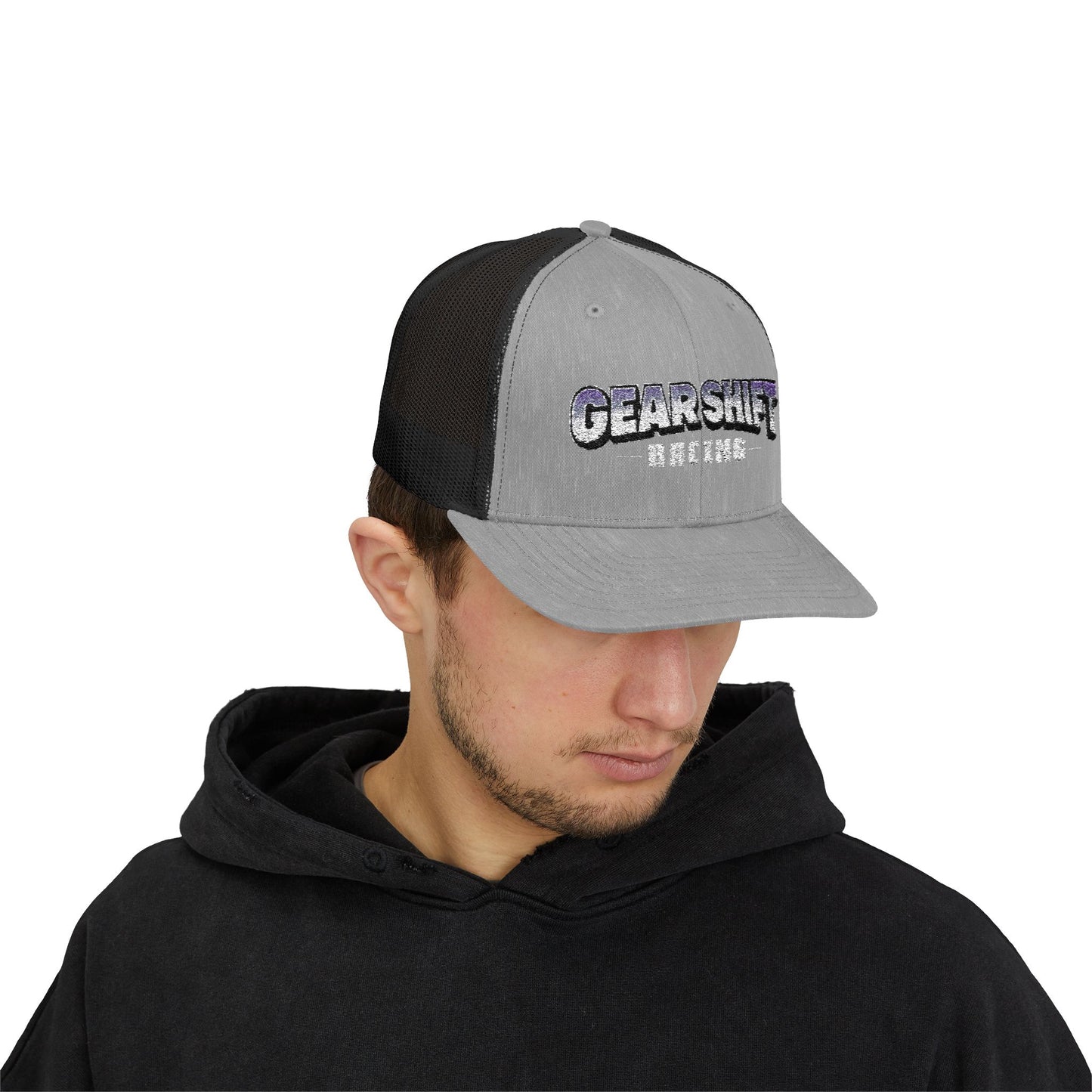 Gearshift Racing Snapback Trucker Cap - Perfect for Racing Enthusiasts