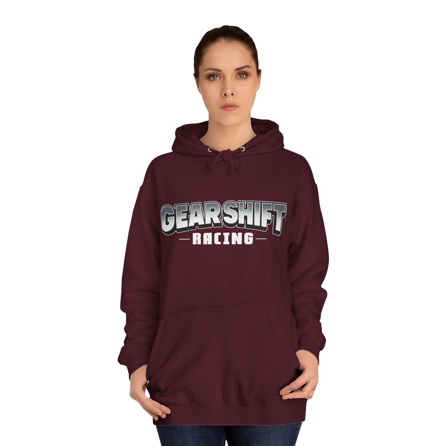 Gear Shift Racing Unisex College Hoodie - Perfect for Motorsports Enthusiasts & Events